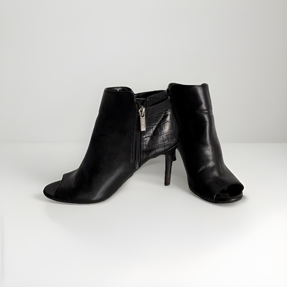 Women's Unisa Unselly3-R black 6 1/2 Open Toe bootie